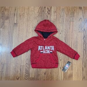 Atlanta Falcons NFL Team Apparel Legacy Collection Hoodie Jacket Toddler size 2T